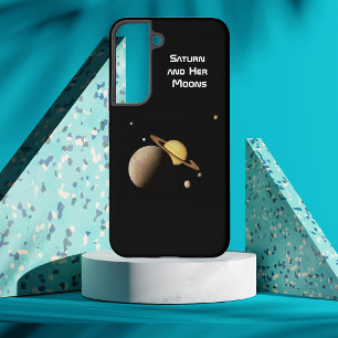 Coque Samsung Galaxy Saturne et ses lunes
