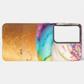 Coque Samsung Galaxy Saupoudrer de cônes de crème glacée (Verso Horizontal)