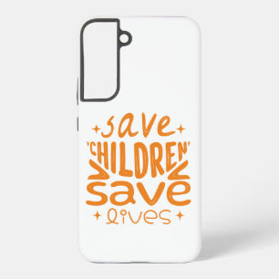 Coque Samsung Galaxy Sauver les enfants, sauver des vies