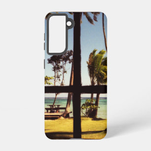Coque Samsung Galaxy Scène de plage tropicale Fiji Beach sgcnm