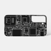 Coque Samsung Galaxy Schéma interne de smartphone Blueprint Circuit (Verso Horizontal)