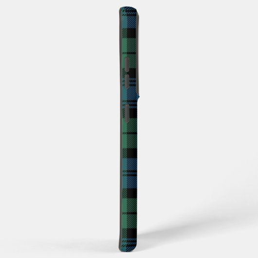 Coque Samsung Galaxy Script Rustique Plaid Campbell Tartan Personnalisé (Côté droit)