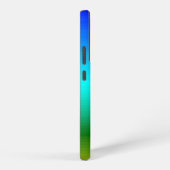 Coque Samsung Galaxy Sea & Sky Blue and Green Gradient Ajouter un nom (Côté droit)