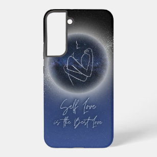 Coque Samsung Galaxy Self Love est le meilleur amour : Navy Ombre Galax