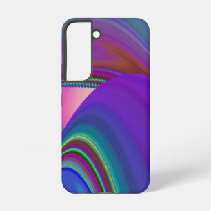 Coque Samsung Galaxy Sentiment d'été, Arc-en-ciel 3D abstrait
