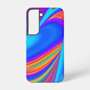 Coque Samsung Galaxy Sentiment d'été, Arc-en-ciel 3D abstrait