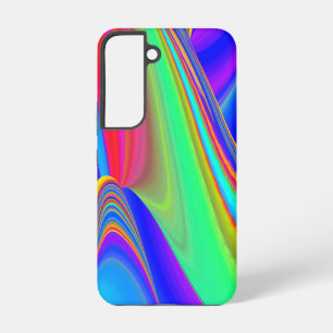 Coque Samsung Galaxy Sentiment d'été, Arc-en-ciel 3D abstrait