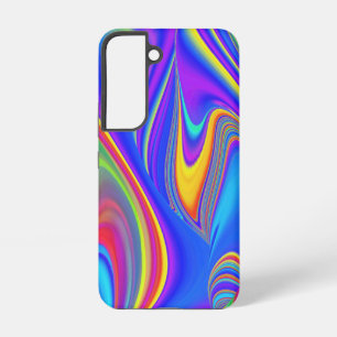 Coque Samsung Galaxy Sentiment d'été, Arc-en-ciel 3D abstrait