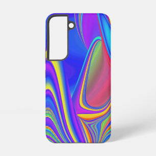 Coque Samsung Galaxy Sentiment d'été, Arc-en-ciel 3D abstrait