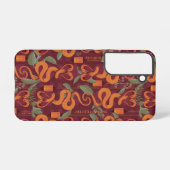 Coque Samsung Galaxy Serpent Luxe Motif - Le Lotus Blanc (Verso Horizontal)