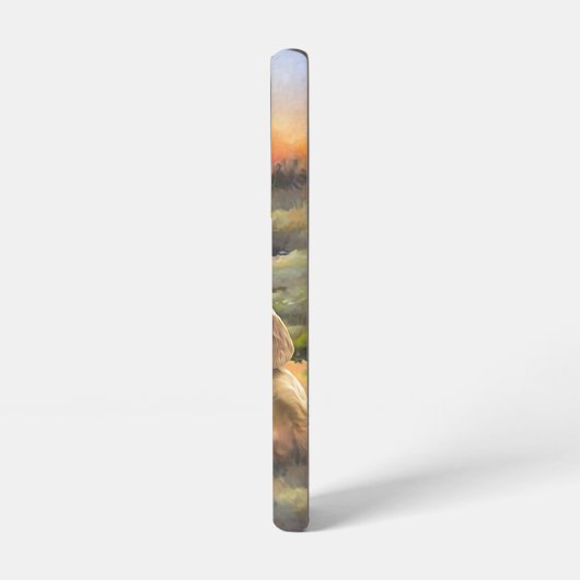 Coque Samsung Galaxy setter irlandais avec chiot (Côté gauche)