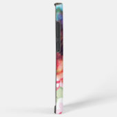Coque Samsung Galaxy Sha Tame Wolf numérique et Fleurs (Côté droit)