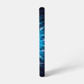 Coque Samsung Galaxy Shalom Sur Coque-coque iphone Fractal Bleu (Côté gauche)