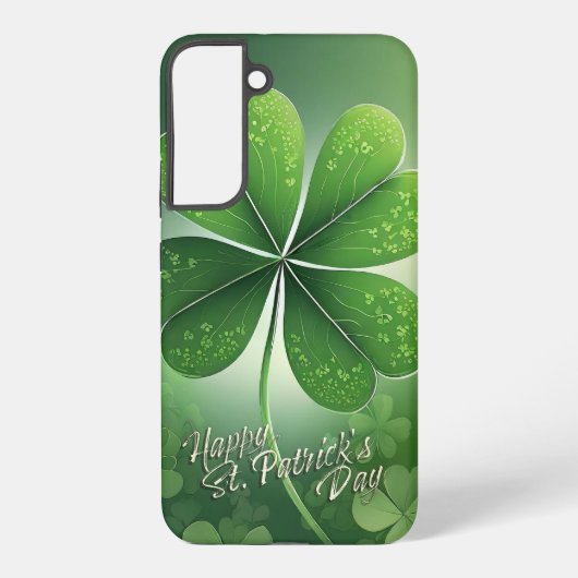 Coque Samsung Galaxy Shamrocks verts Bonne St. Patrick's Day (8) c (Verso)