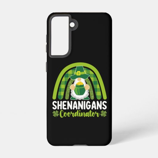 Coque Samsung Galaxy Shenanigans coordinateur Gnomes Saint Patrick's Da (Verso)