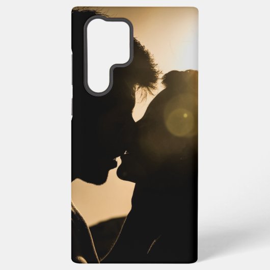 Coque Samsung Galaxy Silhouette Couple Photo (Verso)