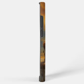 Coque Samsung Galaxy Silhouette du coucher de soleil de bison de buffle (Côté droit)