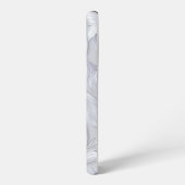 Coque Samsung Galaxy Silver Leaf Elegant Pattern (Côté gauche)