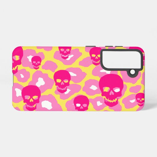 Coque Samsung Galaxy Skully Mod Leopard (Verso Horizontal)