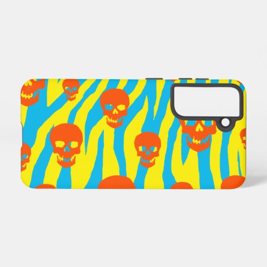 Coque Samsung Galaxy Skully Mod Zebra (Verso Horizontal)