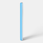 Coque Samsung Galaxy Sky Blue and White Summer Stripes (Côté gauche)