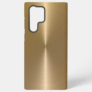 Coque Samsung Galaxy Slick Faux Or métal acier inoxydable Look