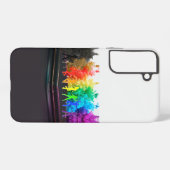 Coque Samsung Galaxy SlipperyJoe's Dancing Pride Shadows cadeaux gay ar (Verso Horizontal)