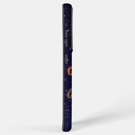 Coque Samsung Galaxy SlipperyJoe's décoré enneigé de Noël tre (Côté droit)