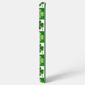 Coque Samsung Galaxy SlipperyJoe's Green four-leaf clovers Saint Patric (Verso Horizontal)
