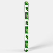 Coque Samsung Galaxy SlipperyJoe's Green four-leaf clovers Saint Patric (Côté droit)