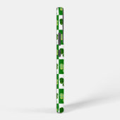 Coque Samsung Galaxy SlipperyJoe's Green four-leaf clovers Saint Patric (Côté droit)