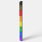 Coque Samsung Galaxy SlipperyJoe's inclusive gay pride drapeau en bois  (Verso Horizontal)