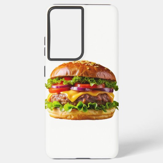 Coque Samsung Galaxy SlipperyJoe's mouthwatering cheeseburger crispy ba (Verso)