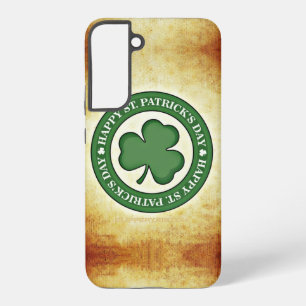 Coque Samsung Galaxy SlipperyJoe's Saint Patrick's Day vert à trois feu