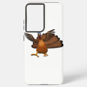 Coque Samsung Galaxy SlipperyJoe's Thanksgiving ailes de dinde coloré f