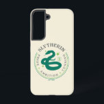Coque Samsung Galaxy SLYTHERIN™ Insigne de fierté de la Maison du serpe<br><div class="desc">Voici les principes de SLYTHERIN™ House : Pride - Ambition - Cunning. Portez-le sur un t-shirt graphique ou portez-le sur une tasse personnalisée ! Achetez ce design sur des produits Zazzle plus personnalisés pour le cadeau parfait.</div>