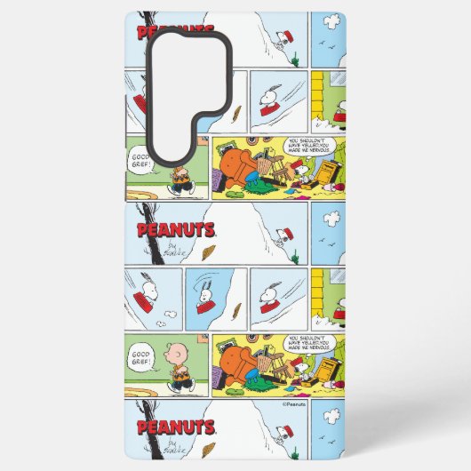 Coque Samsung Galaxy Snoopy Sled Riding Food Dish (Verso)