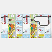 Coque Samsung Galaxy Snoopy Sled Riding Food Dish (Verso Horizontal)