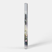 Coque Samsung Galaxy Snowy Owl in Moonlit Winter Garden (Côté droit)