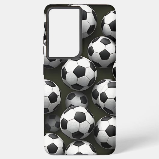 Coque Samsung Galaxy Soccer Balls (Verso)