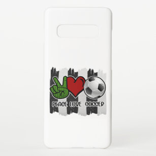 Coque Samsung Galaxy S10+ Soccer paix et amour