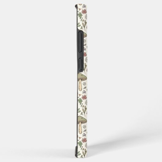 Coque Samsung Galaxy Soft Cream Fungi Seamless Pattern (Côté droit)
