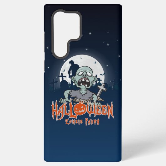 Coque Samsung Galaxy Soirée Zombie Halloween | (Verso)