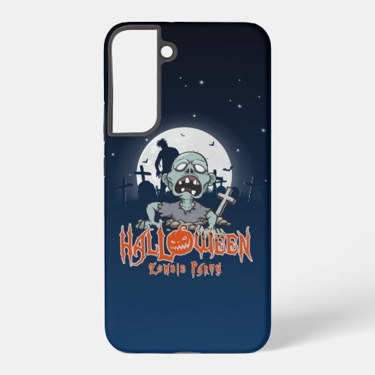 Coque Samsung Galaxy Soirée Zombie Halloween | (Verso)