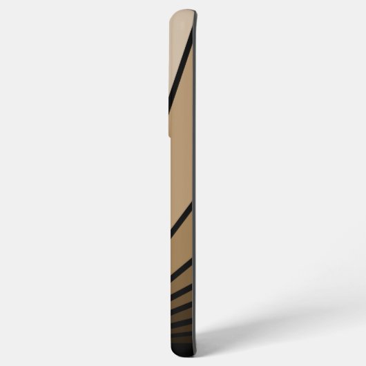 Coque Samsung Galaxy Soleil Art déco bronzé (Verso Horizontal)