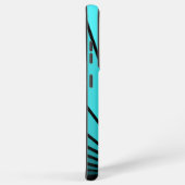 Coque Samsung Galaxy Soleil Art déco en aqua (Côté droit)