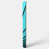 Coque Samsung Galaxy Soleil Art déco en aqua (Côté gauche)