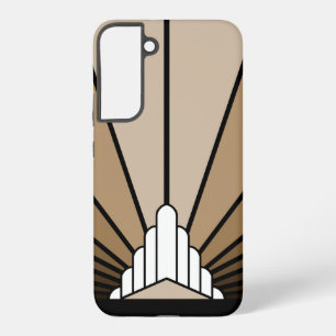 Coque Samsung Galaxy Soleil Art déco en beige