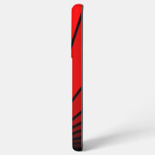 Coque Samsung Galaxy Soleil Art déco en rouge (Verso Horizontal)