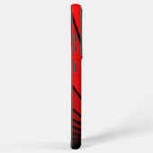 Coque Samsung Galaxy Soleil Art déco en rouge (Côté droit)